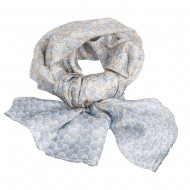 Foulard 100% seda estampada DEVOTA &